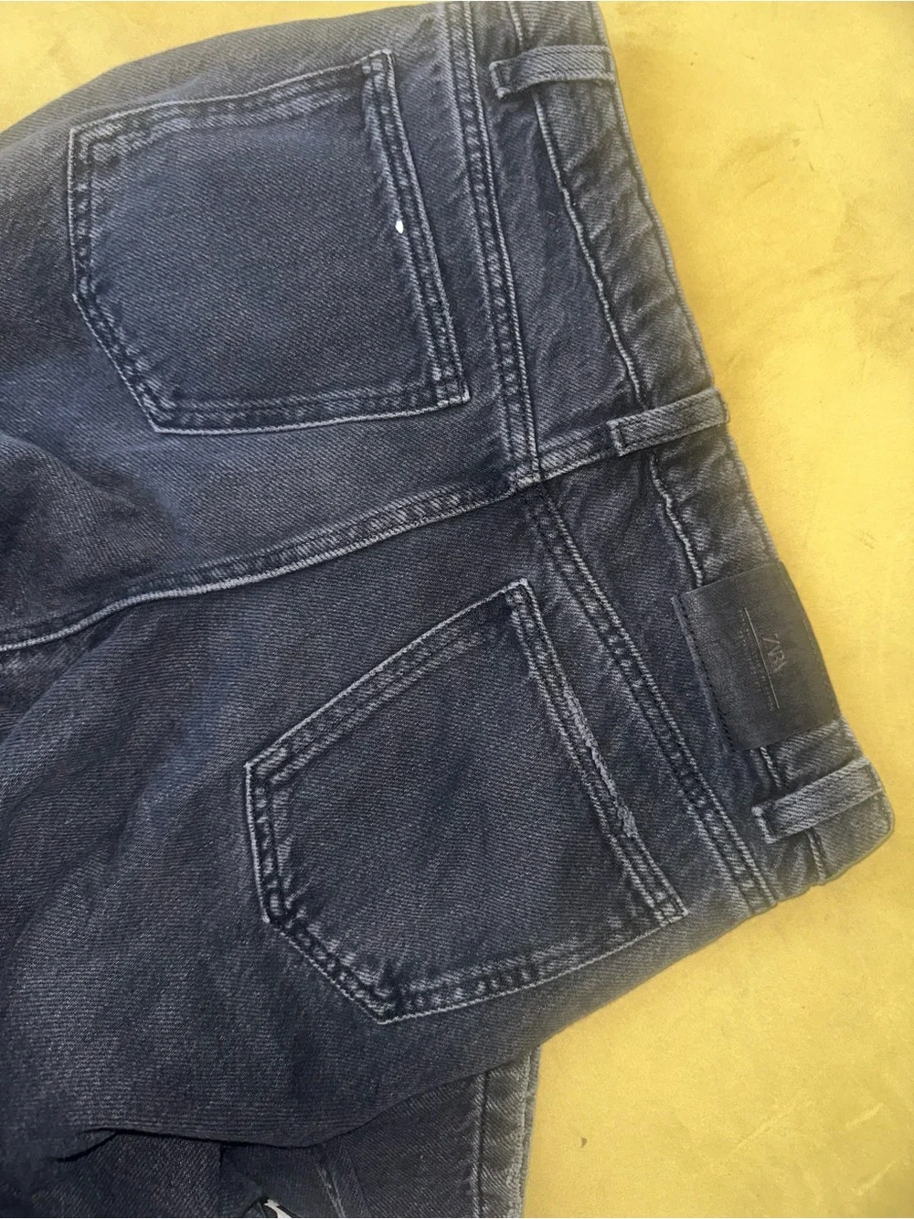 Zara Kids Black Wide-Leg Jeans